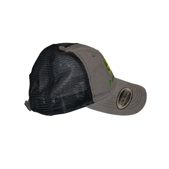 John Deere Low Profile Strap Back Mesh Back Hat New - Picture 2 of 4